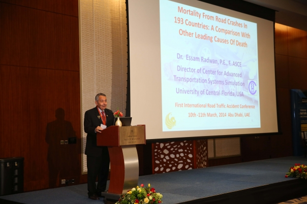 <span style="font-size:10px">&nbsp;Dr. Radwan delivers his keynote address&nbsp;</span>